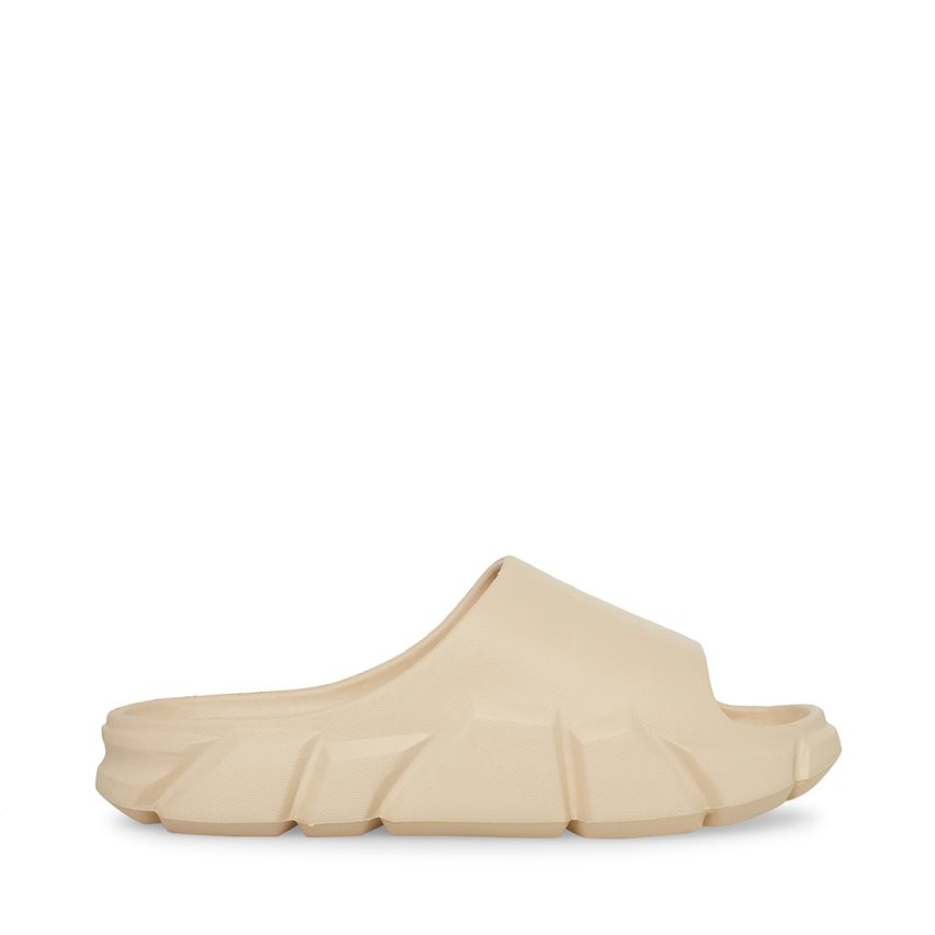 Sandalias de Diapositivas Steve Madden Charged Hombre Beige | ES AK1820